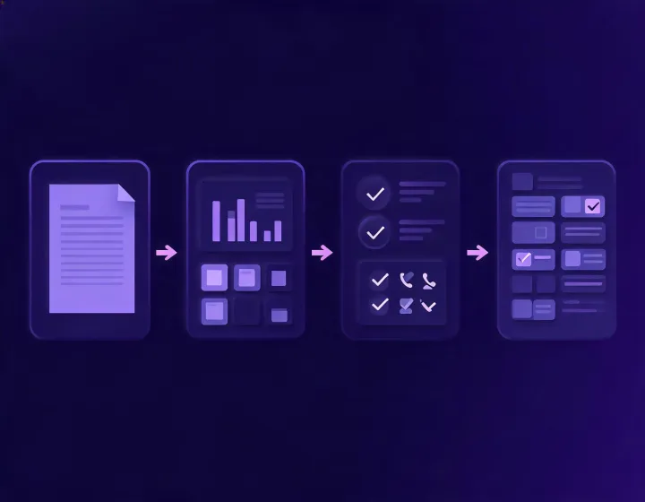 Agent prospecting workflow canvas